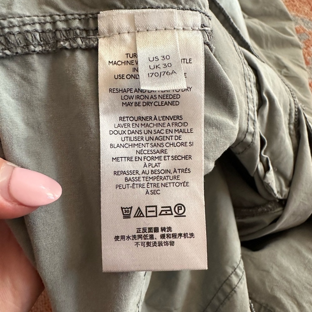 Anthropologie Pilcro Ventura lightweight utility cargo Y2K relaxed fit pant 30 - Picture 3 of 9